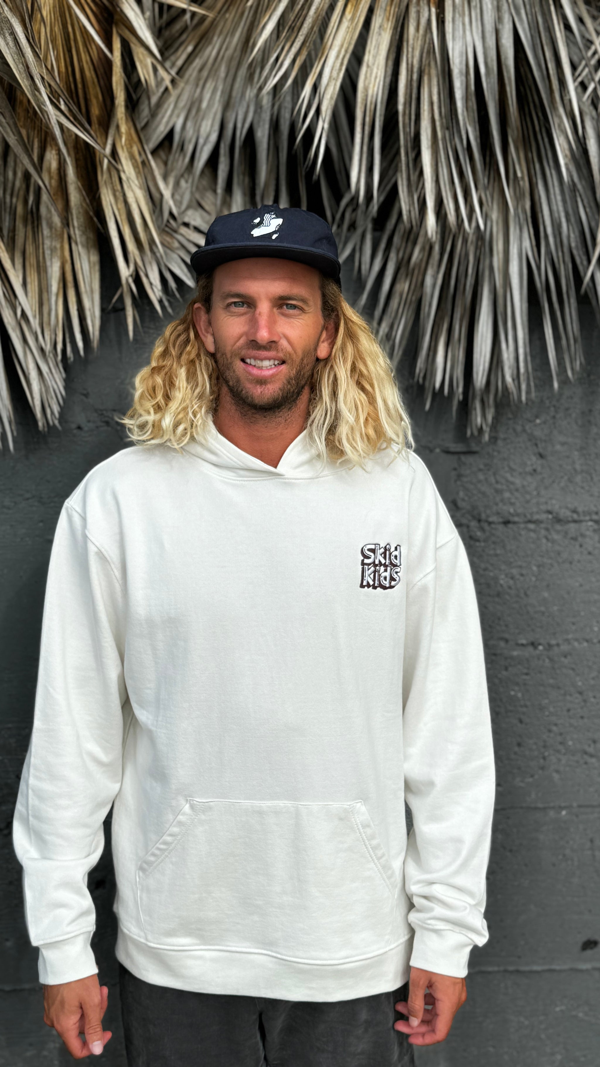 SKID KIDS HEAVY WEIGHT CREAM HOODIE – Blair Conklin